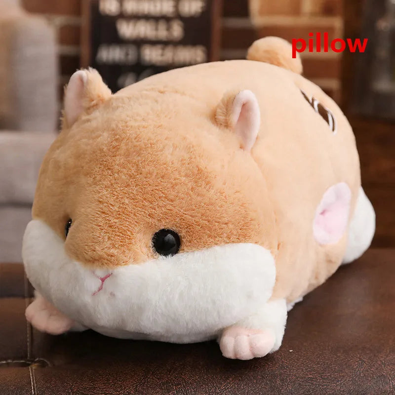 50cm Cute Hamster Plush Dolls, Plush Toys Simulation Hamster, Guinea Pig Large Hands Warmer Plush Toys, Children Birthday Gift