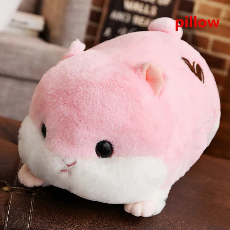 50cm Cute Hamster Plush Dolls, Plush Toys Simulation Hamster, Guinea Pig Large Hands Warmer Plush Toys, Children Birthday Gift