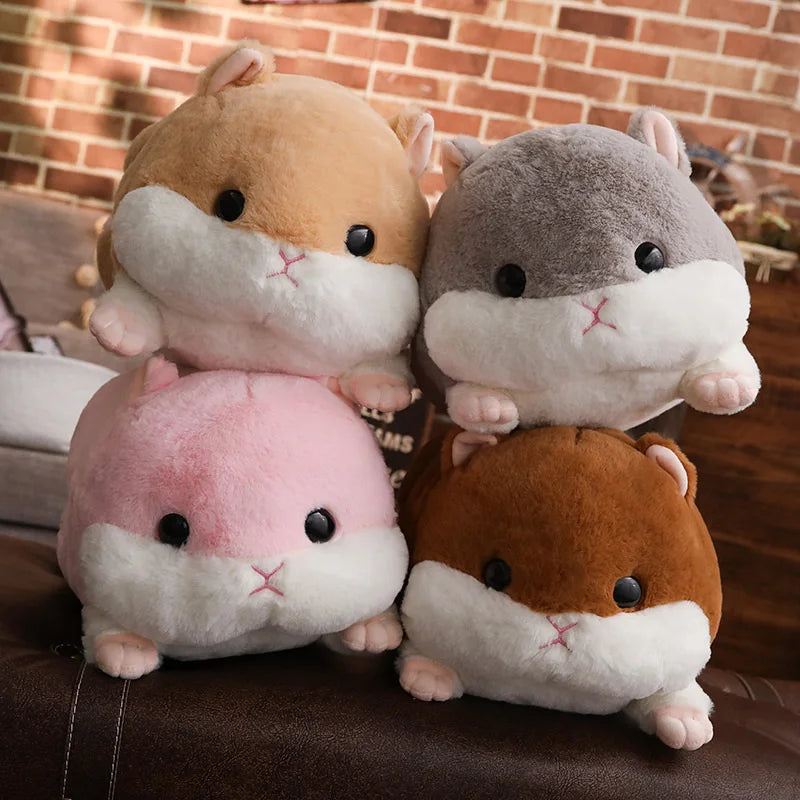 50cm Cute Hamster Plush Dolls, Plush Toys Simulation Hamster, Guinea Pig Large Hands Warmer Plush Toys, Children Birthday Gift