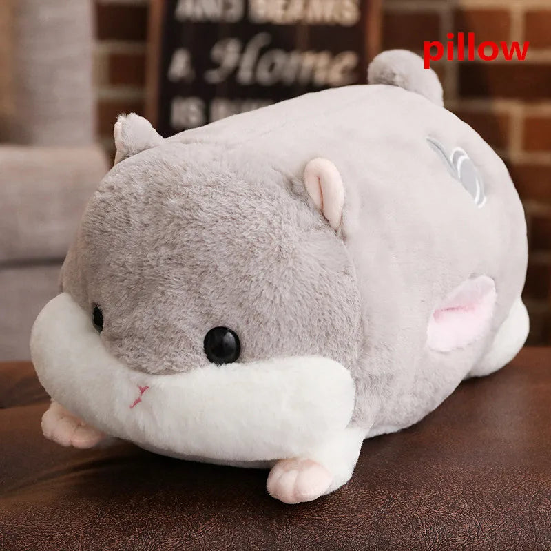 50cm Cute Hamster Plush Dolls, Plush Toys Simulation Hamster, Guinea Pig Large Hands Warmer Plush Toys, Children Birthday Gift