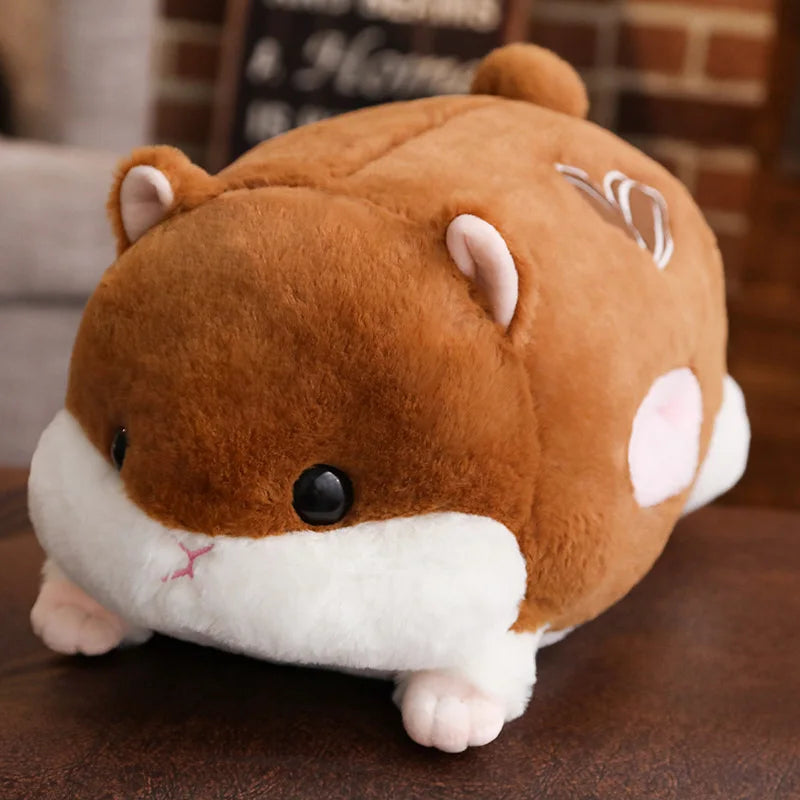 50cm Cute Hamster Plush Dolls, Plush Toys Simulation Hamster, Guinea Pig Large Hands Warmer Plush Toys, Children Birthday Gift